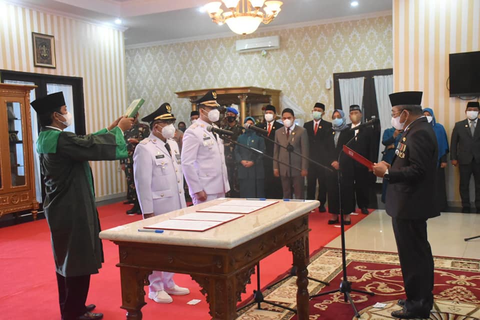 Gubernur Sulbar Lantik Pasangan Bupati-Wabup Majene Hasil Pilkada Serentak 2020